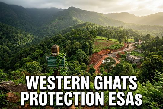 Western Ghats Protection Fails: The Politics of State Vetoes and ESAs - UPSC Notes