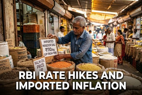 Why RBI Rate Hikes Fail Against Imported Inflation and Rupee Shocks - UPSC Notes