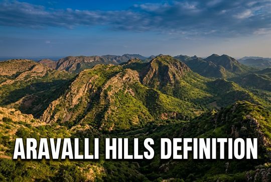 Aravalli Hills Definition: Why Morphological Criteria Fail Ecology