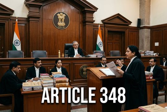 Article 348: Why English Governs the Supreme Court and High Courts