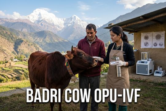 Badri Cow OPU-IVF: Reviving Indigenous Himalayan Cattle