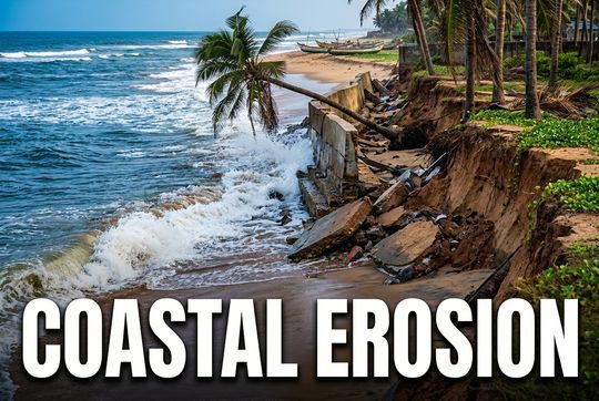 Coastal Erosion in India: Shoreline Assessment & East Coast Risks