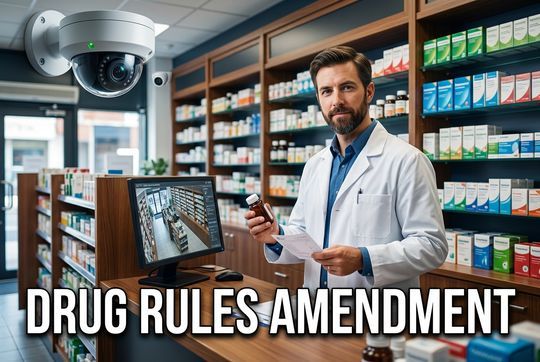 Draft Drugs Rules: Mandatory CCTV in Retail Pharmacies Explained