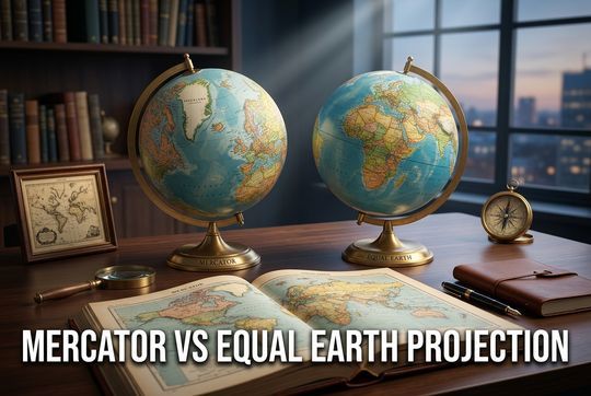 Mercator vs Equal Earth Projection: How Maps Shape Global Power