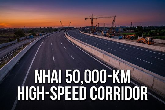 NHAI 50,000-km High-Speed Corridor Master Plan: Design Norms & Impact