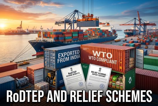 RoDTEP and RELIEF Schemes: India's WTO-Compliant Export Strategy