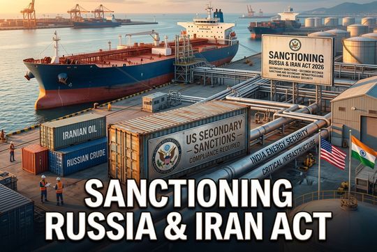 Sanctioning Russia and Iran Act 2026: 100% Tariff Threat on India Explained