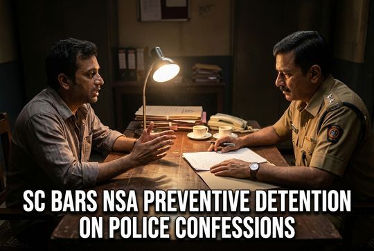 National Security Act 1980: Detention Rules and SC Confession Ruling