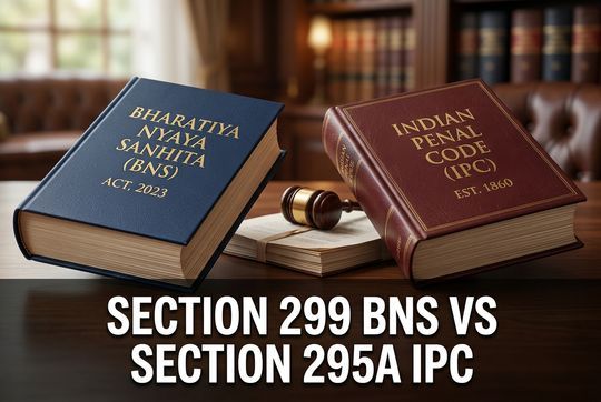 Section 299 BNS vs Section 295A IPC: Key Differences Explained