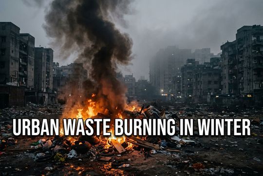 Urban Waste Burning in Winter: Inversions and Airshed Crisis